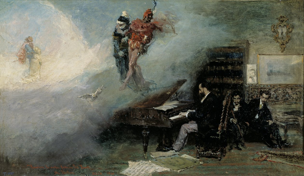 Fantasy on Faust Fantasy on Faust, 1866 av Marià Fortuny