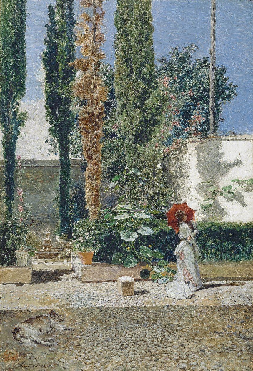 Garden of the Fortunys-huset, 1872 av Marià Fortuny