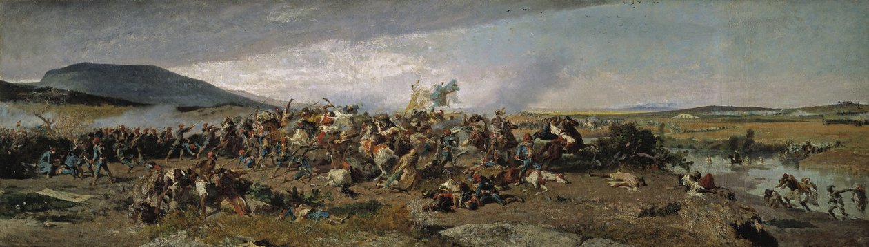 Slaget ved Wad-Ras, 1863 av Marià Fortuny