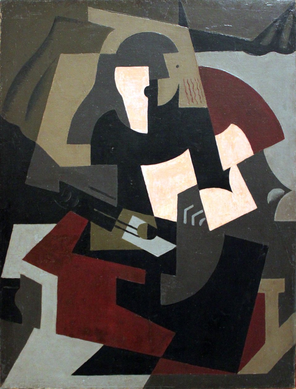 Kvinne med gitar av Maria Blanchard