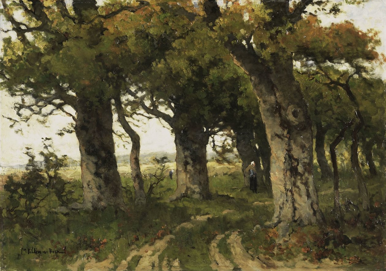 Avenue of Oaks på sensommeren av Maria Bilders van Bosse