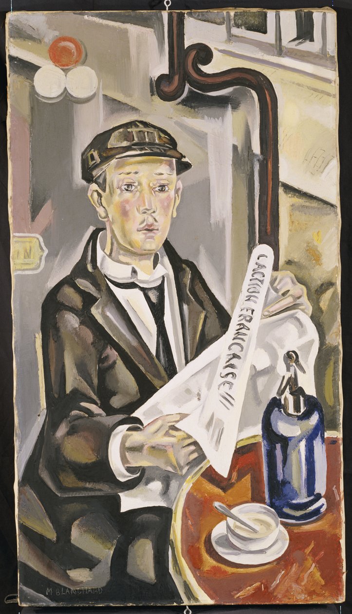 The King of the Street Peddlars, ca. 1924 (olje på lerret) av Maria Blanchard