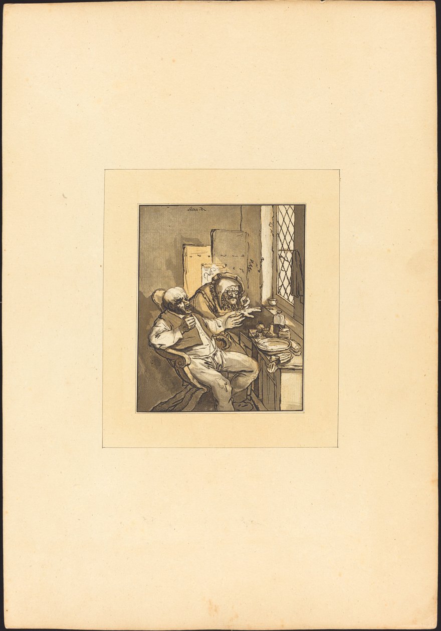 Landsbykirurg av Maria Catharina Prestel after Adriaen van Ostade