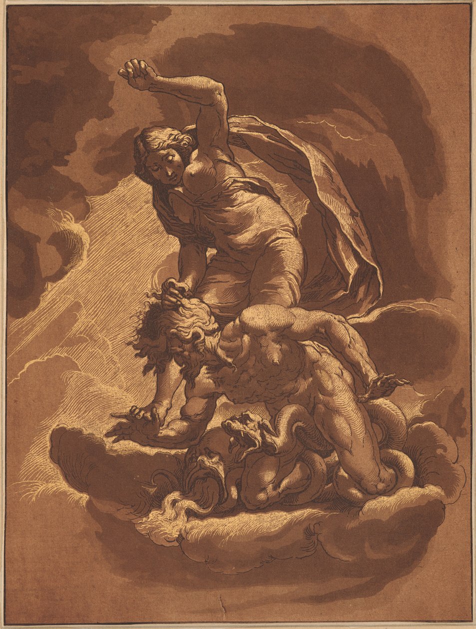 Sannhetens triumf over misunnelse av Maria Catharina Prestel after Jacopo Ligozzi