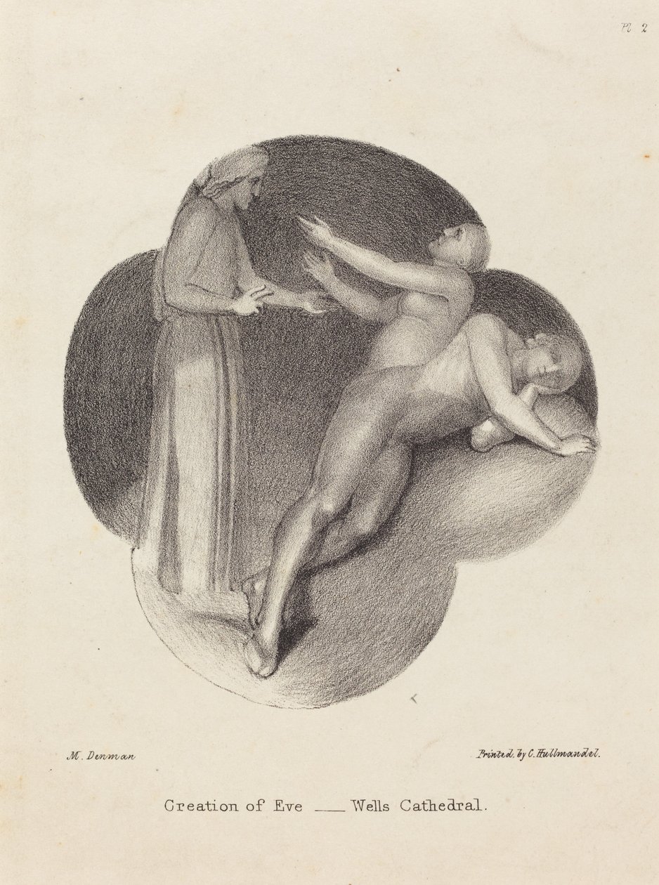 Creation of Eve, fra Wells Cathedral av Maria Denman after John Flaxman