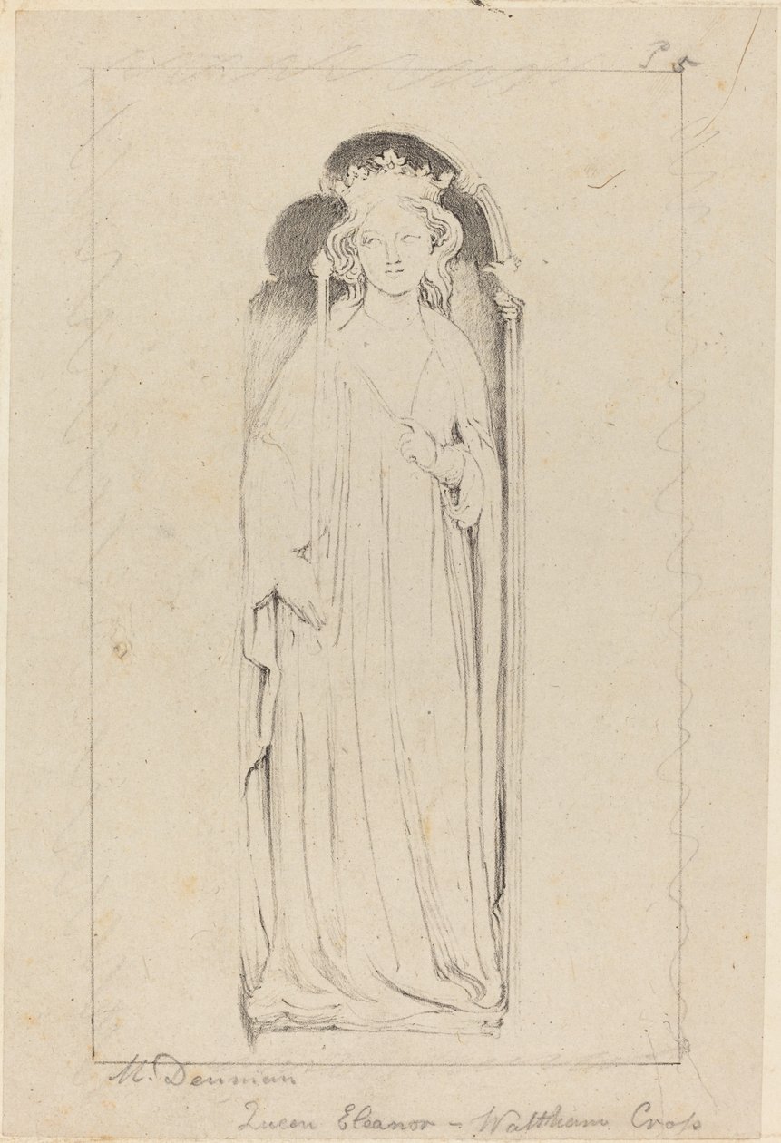 Queen Eleanor, fra Waltham Cross av Maria Denman after John Flaxman