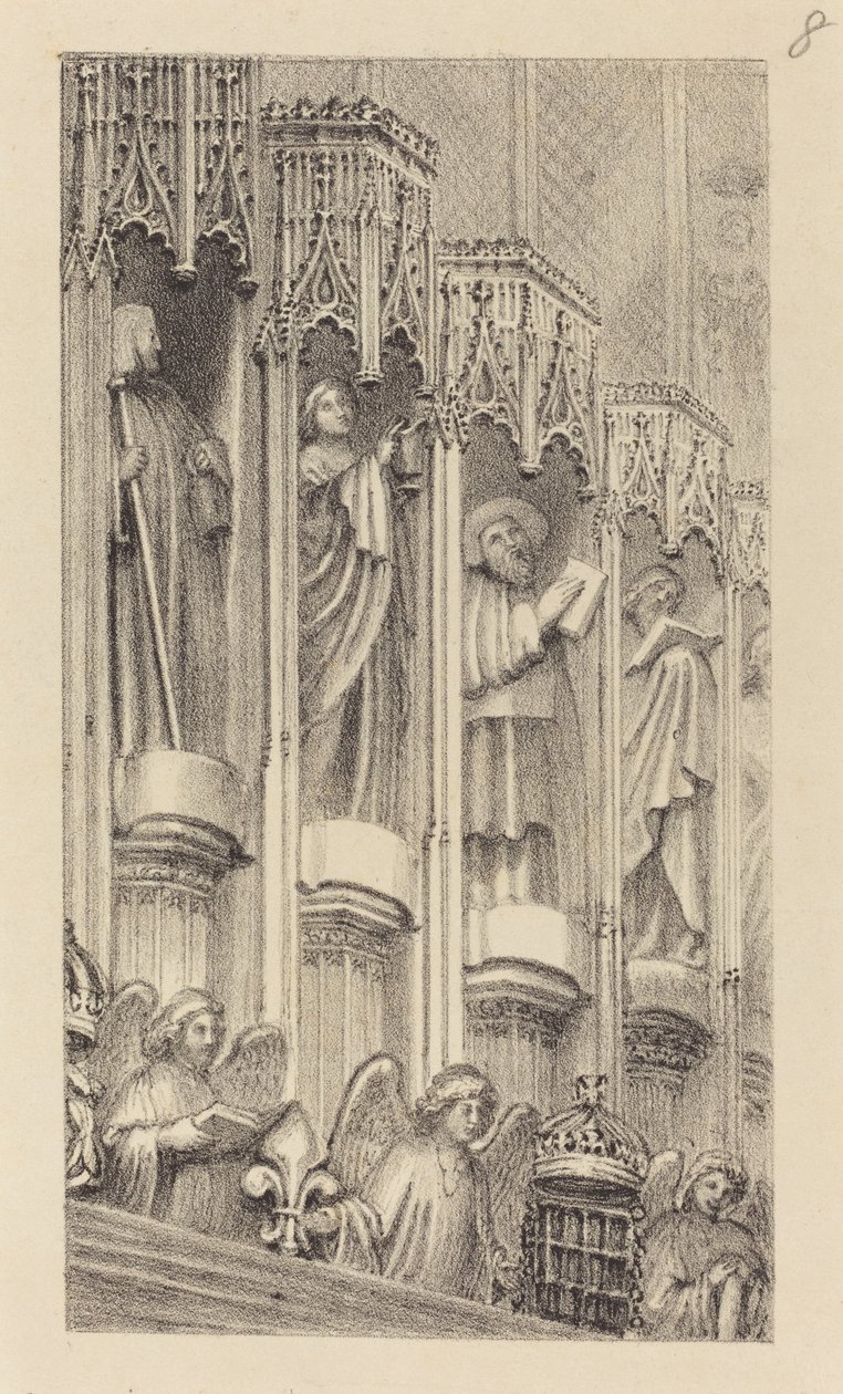 Statuer i arkitekturen til Henry the Seventh
