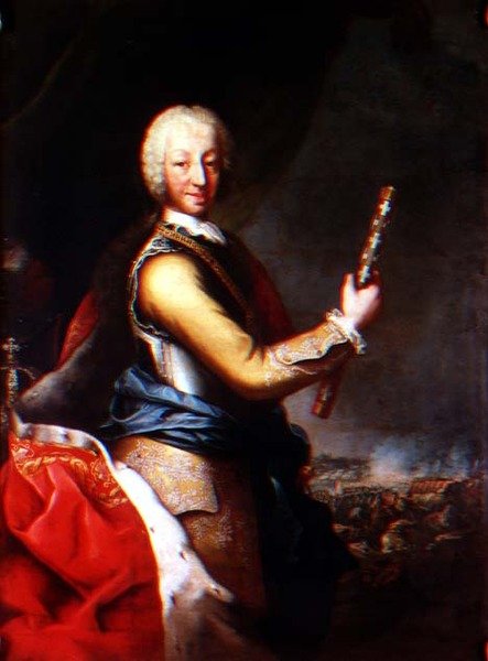 Portrett av Carlo Emanuele III av Savoy, konge av Sardinia (1701-73) av Maria Giovanna Battista Clementi