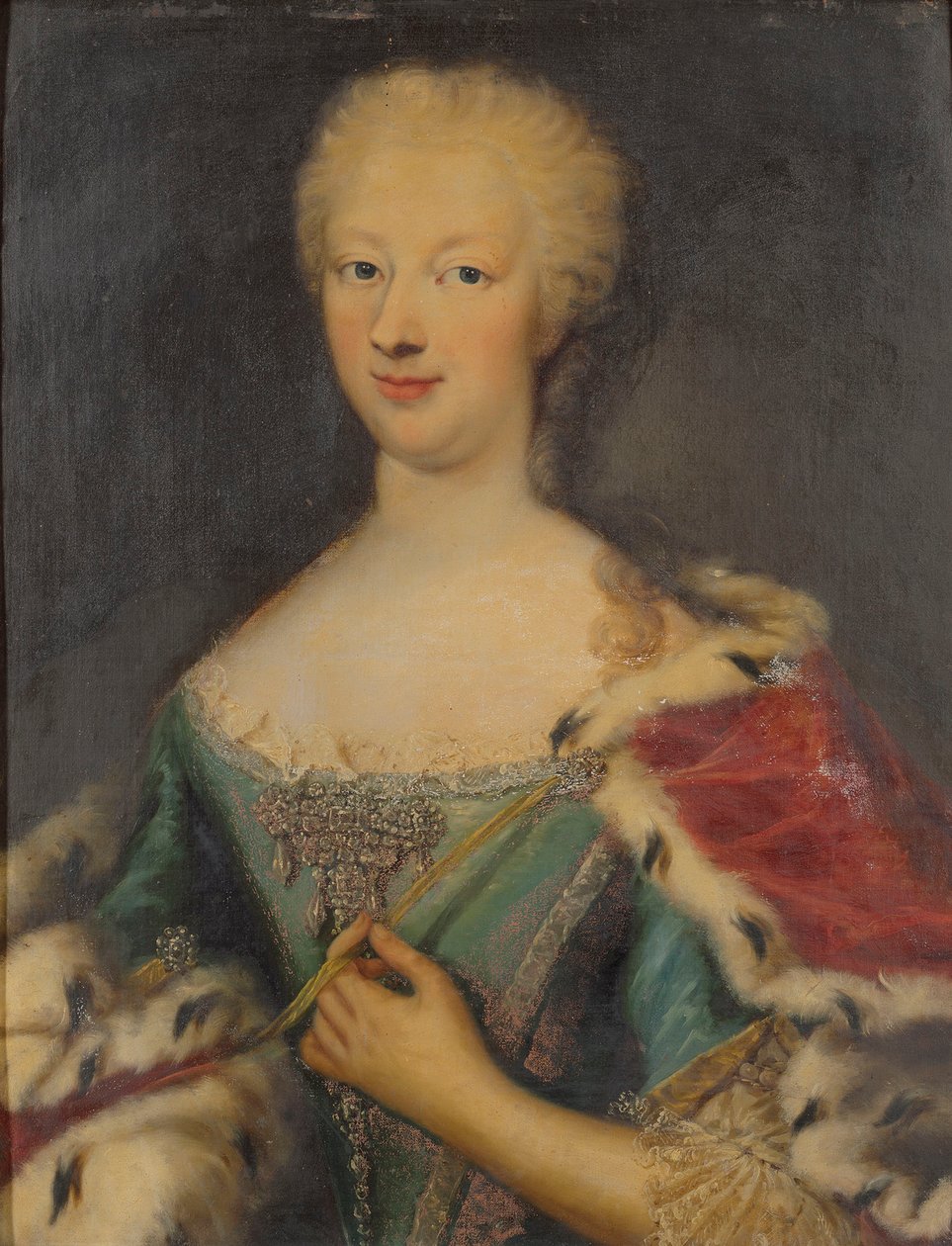 Polyxena av Hessen-Rotenburg 1706-1735, dronning av Sardinia, første tredje av det 18. århundre. av Maria Giovanna Clementi