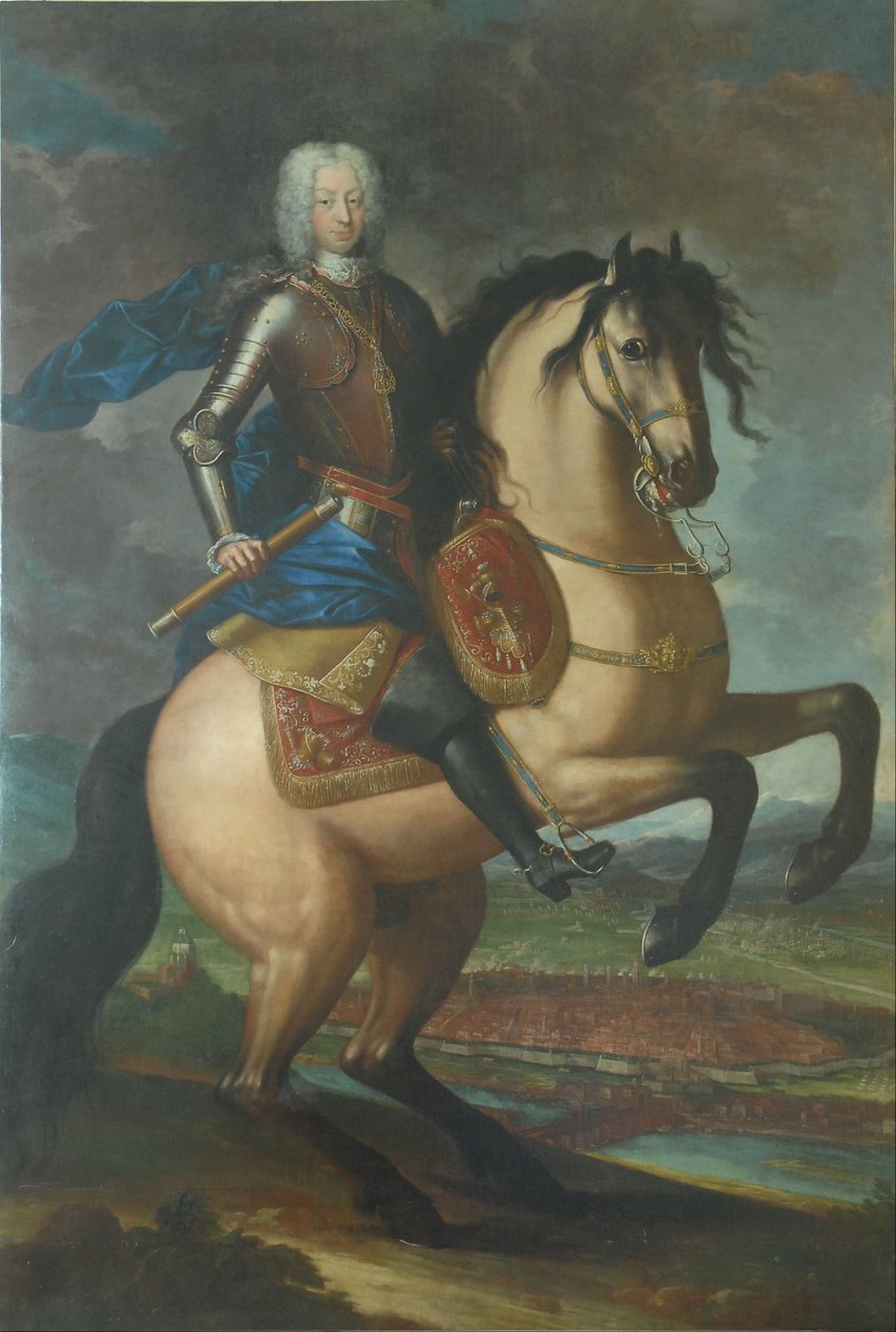 Ridesportrett av Carlo Emanuele III av Maria Giovanna Clementi