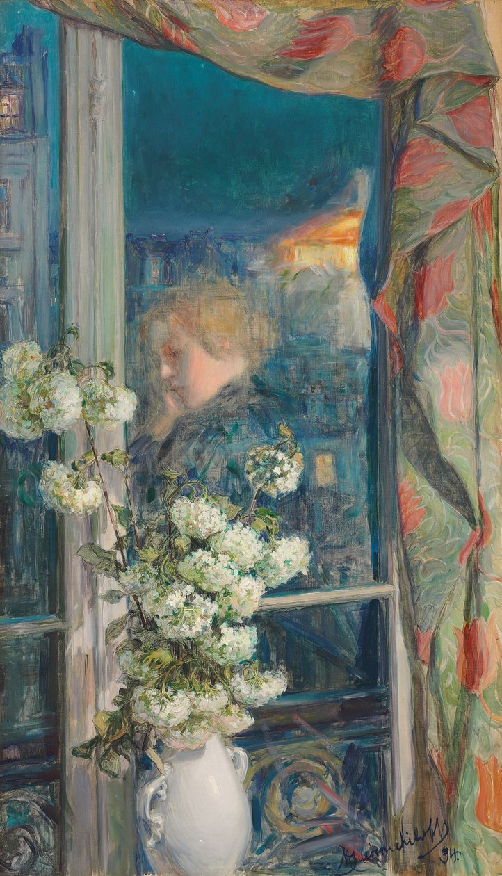 Refleksjon av en intim verden, 1894 av Maria Iakunchikova