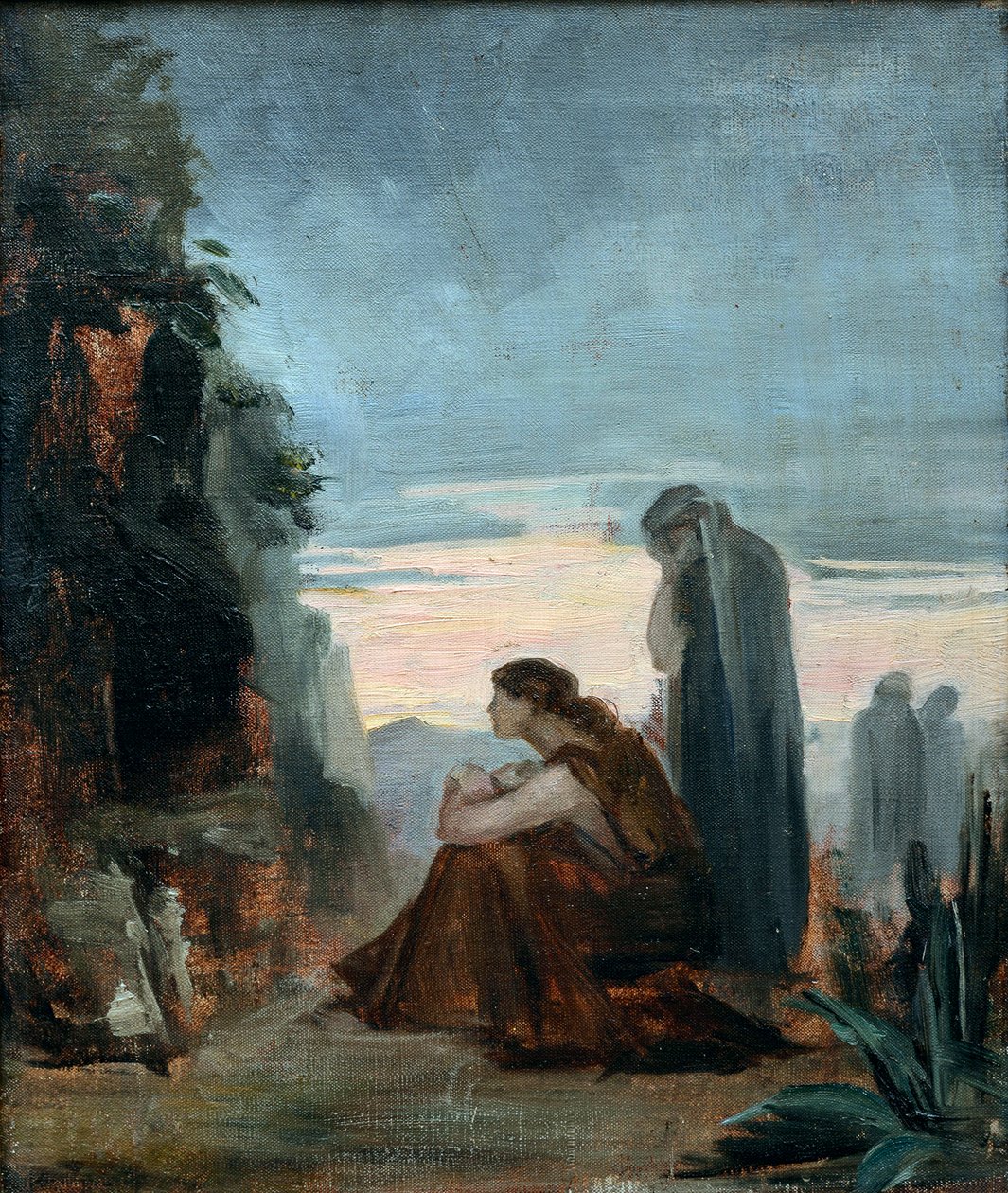 Les Myrrhophores - The Myrrhbearers av Marie Bashkirtseff - Bashkirtseva, Maria Konstantinovna (1860-1884) av Maria Konstantinova Bashkirtseva