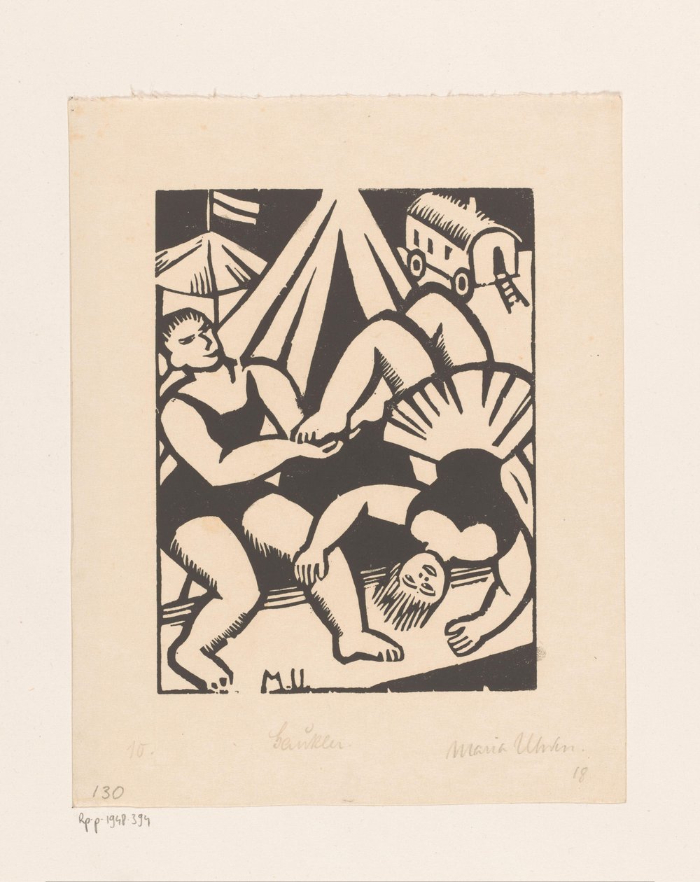Gaukler (original tittel på objekt) av Maria Uhden (signed by artist)