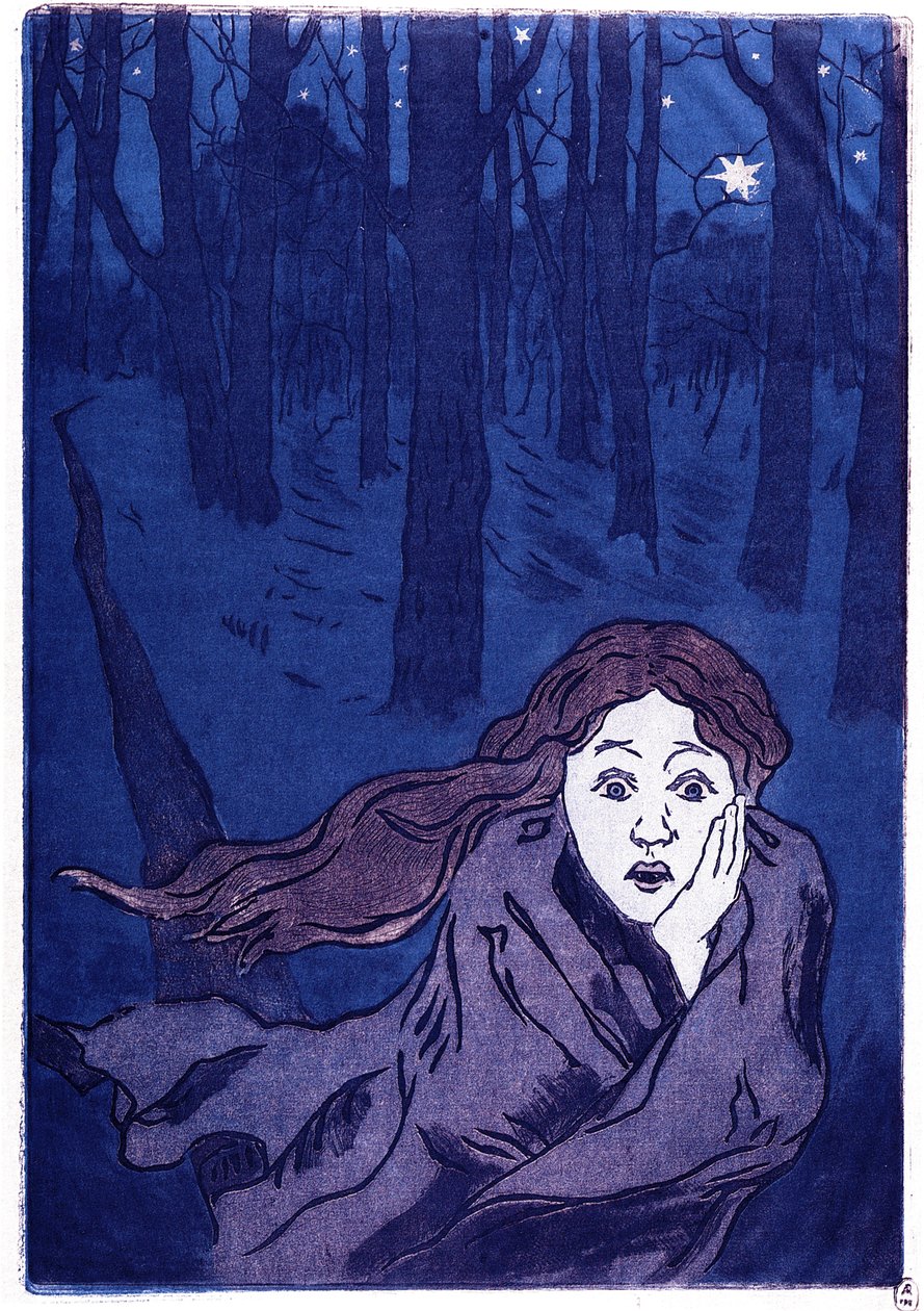 Frykten, 1893-1894 av Maria Vasilyevna Yakunchikova
