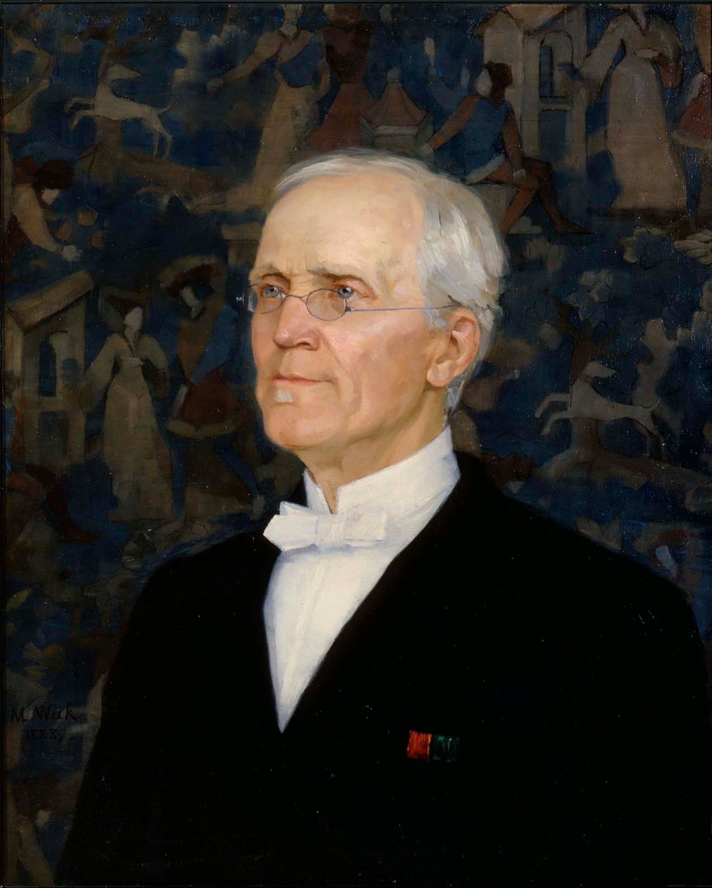 Portrett av B. O. Schauman av Maria Wiik