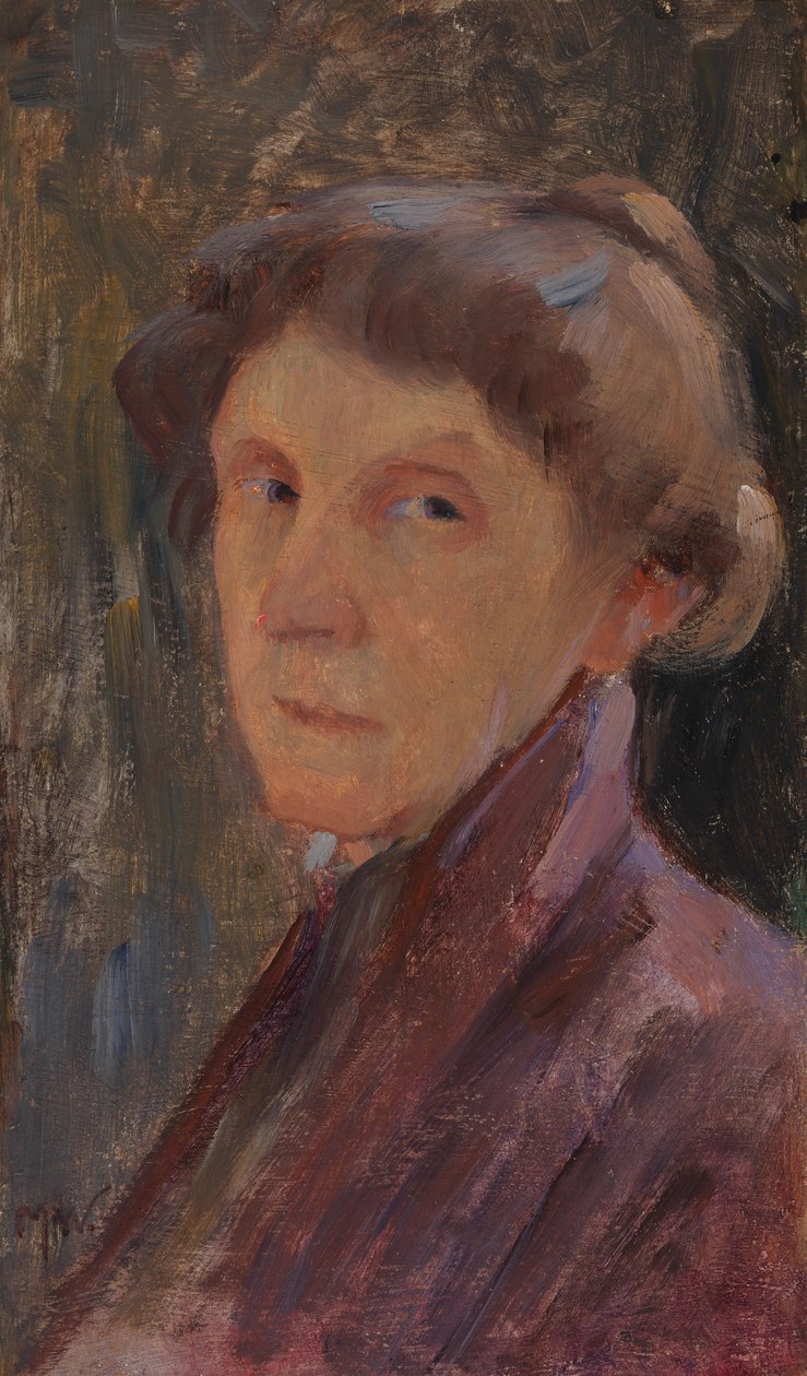Selvportrett av Maria Wiik