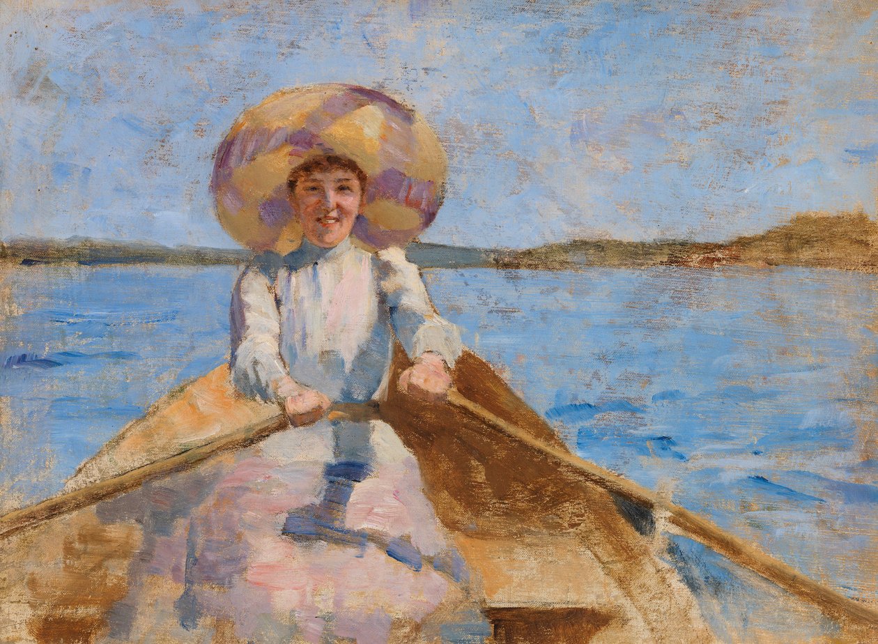 Roende kvinne, skisse av Maria Wiik