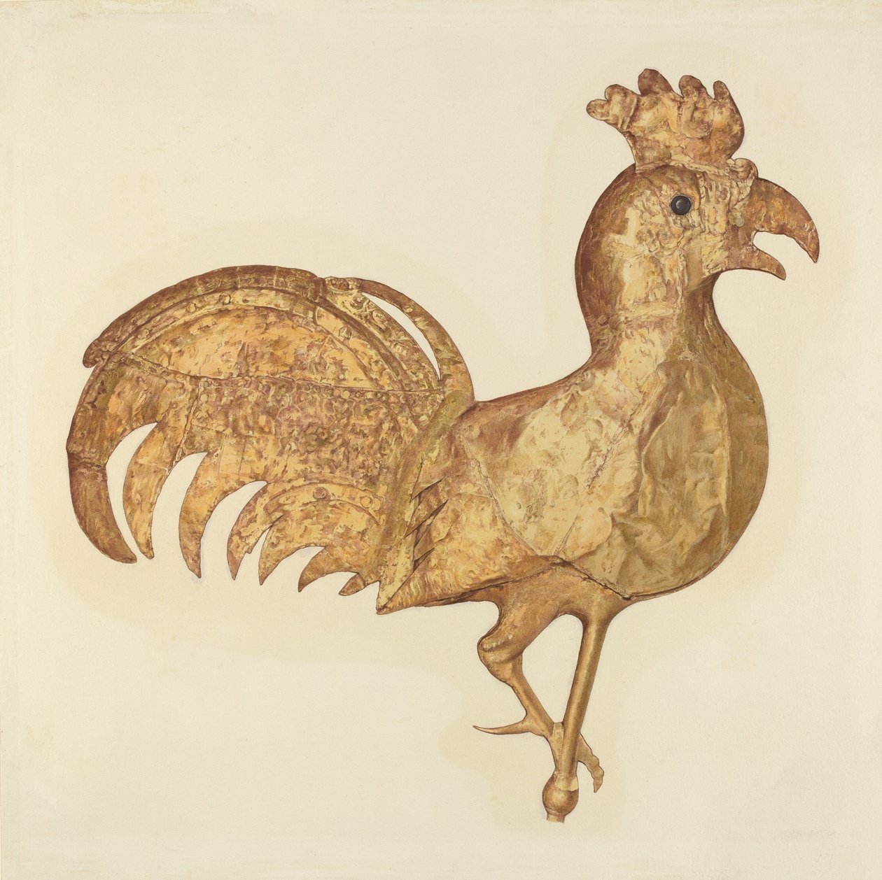 Værfane: Hane, ca. 1939. av Marian Page