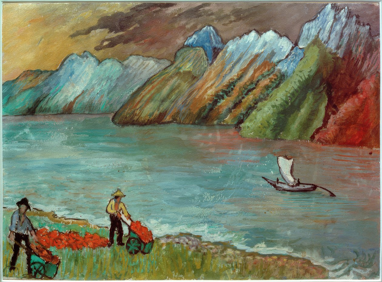 Seelandschaft av Marianne von Werefkin