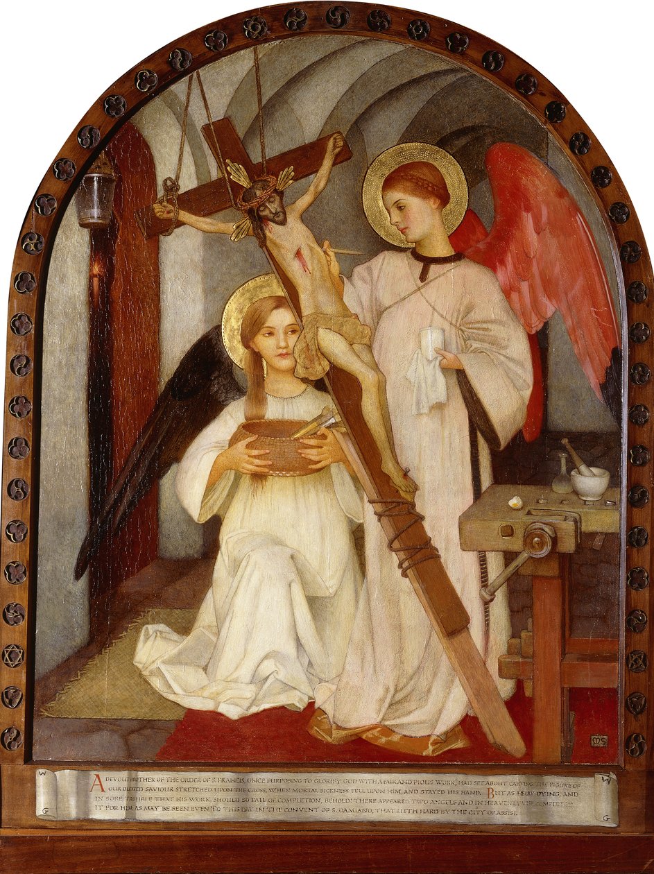 En hengiven bror av Fransiskusordenen, av Marianne Stokes