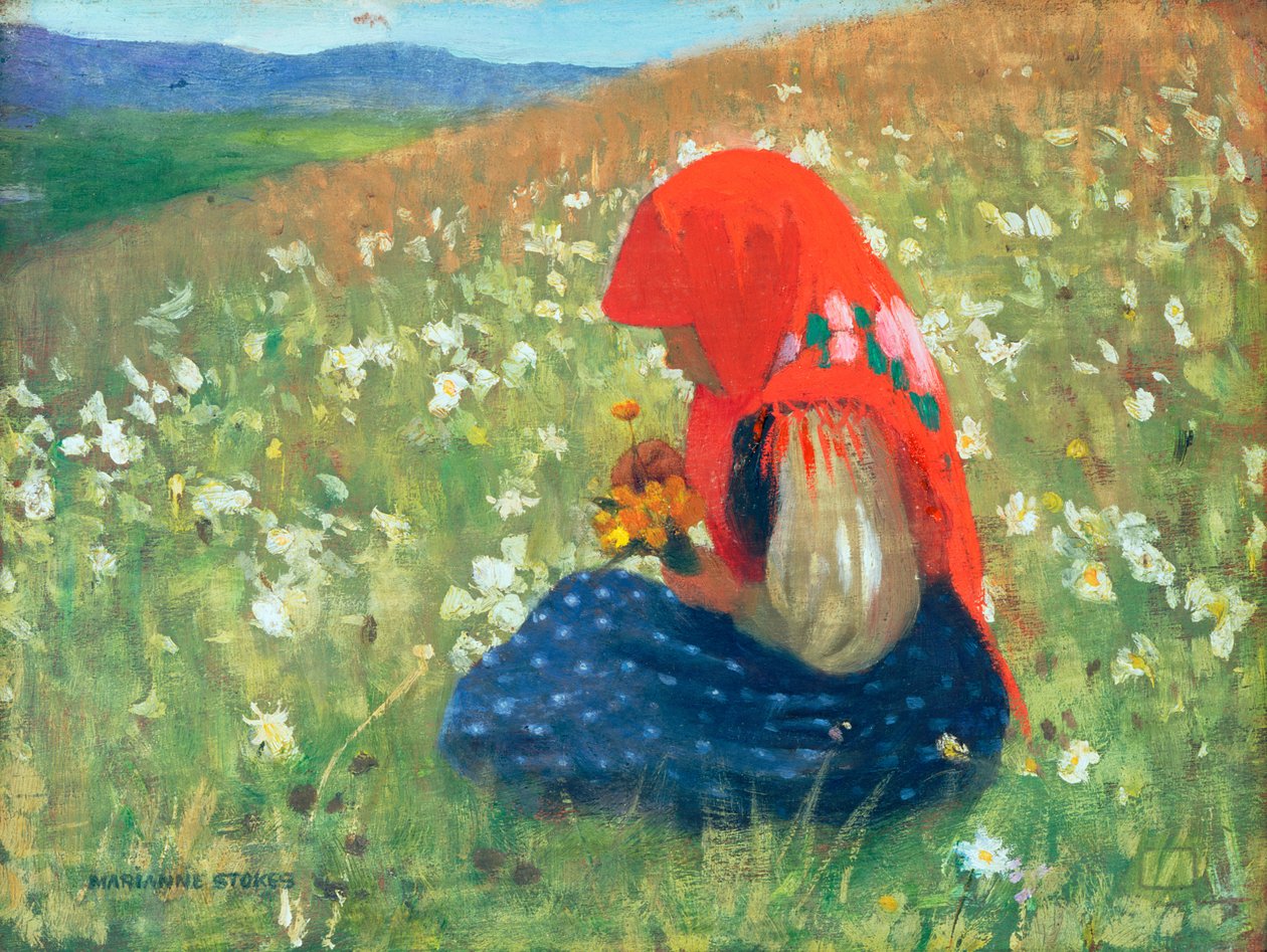 Pike fra Tatra, ca. 1905-07 av Marianne Stokes