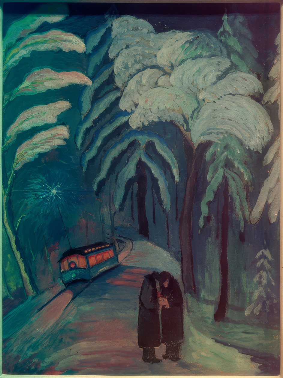 Blå gnist av Marianne von Werefkin