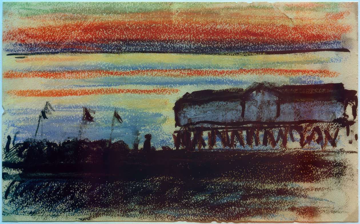 Familiebasseng i Zingst av Marianne von Werefkin
