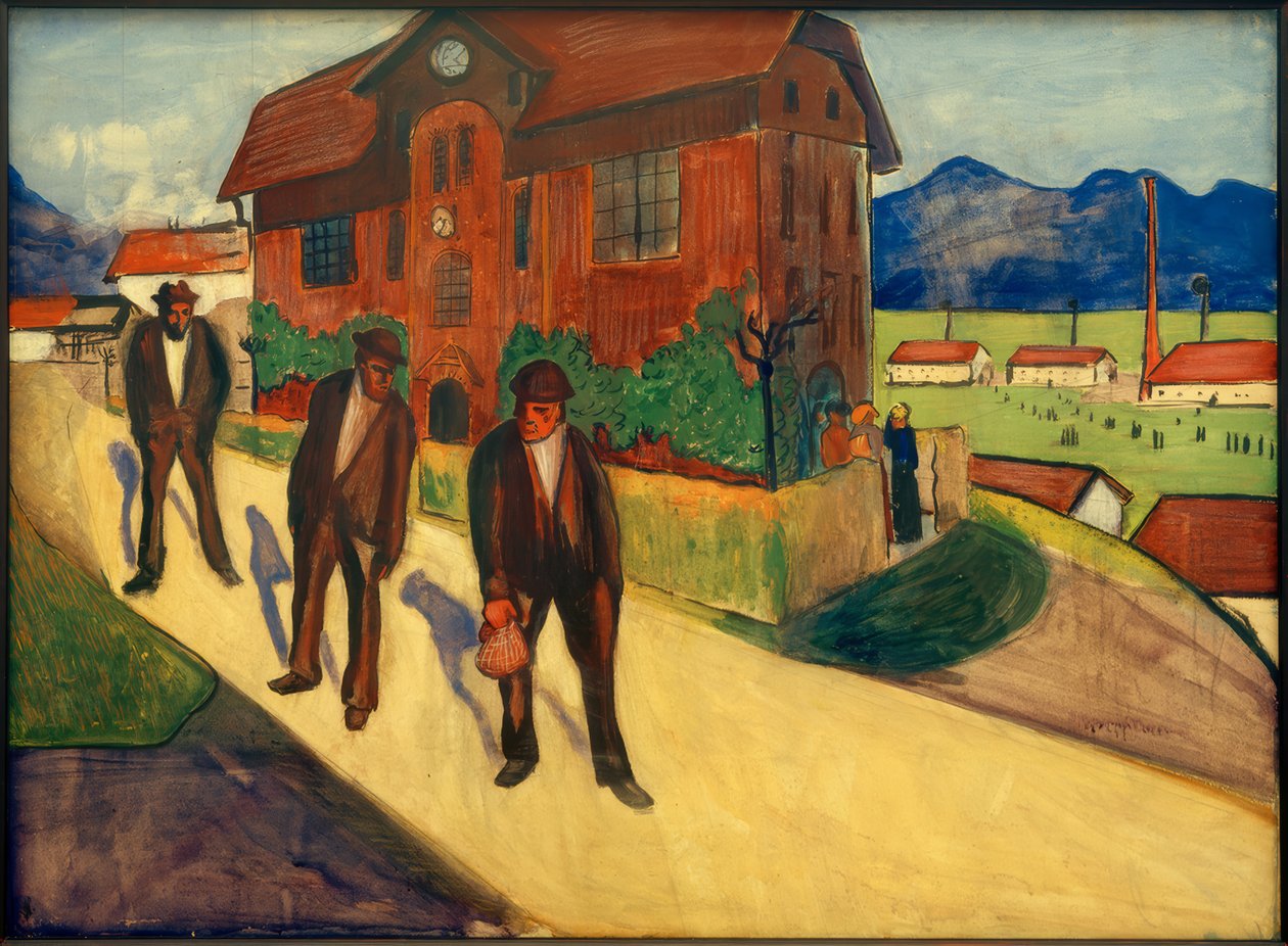 M. v. Werefkin, etter arbeid / maling, 1909 av Marianne von Werefkin