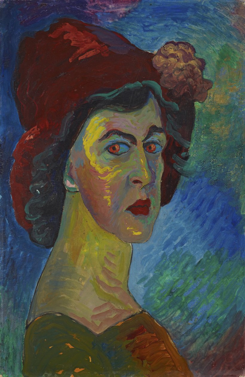 selvportrett av Marianne von Werefkin