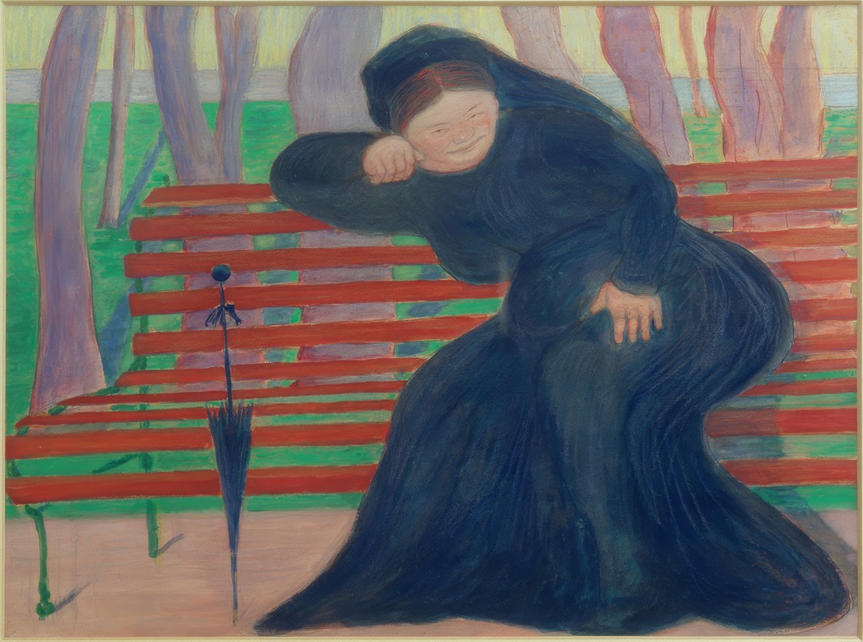 Enke på benken av Marianne von Werefkin
