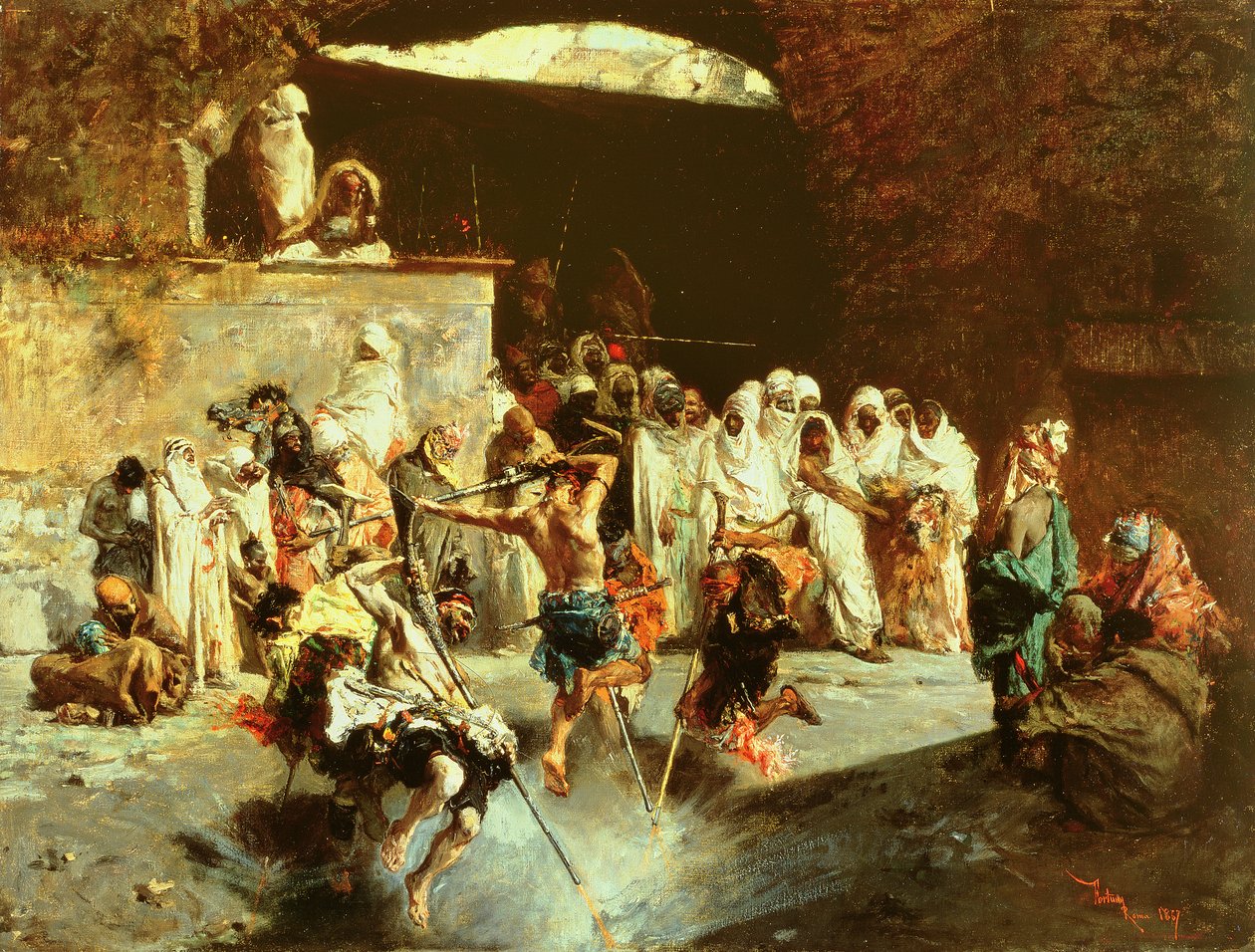 Arab Fantasia, 1866-67 av Mariano José María Bernardo Fortuny y Carbó