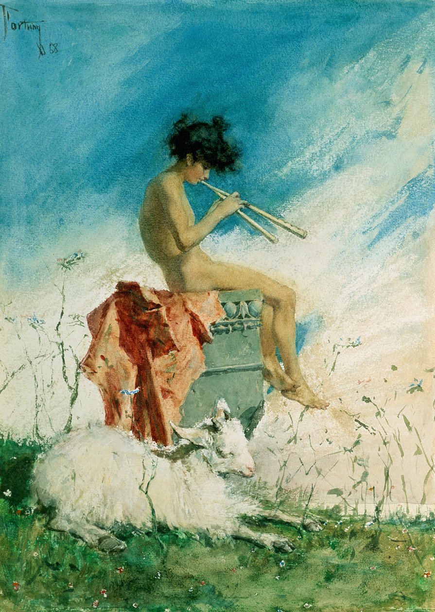 Idyll, 1868 av Mariano José María Bernardo Fortuny y Carbó