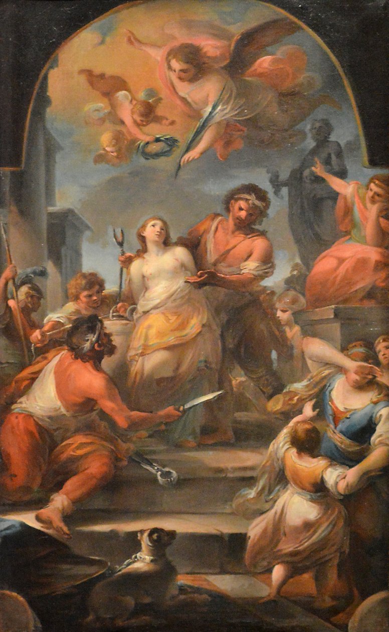 Martyrdommen til Saint Agathe av Mariano Rossi