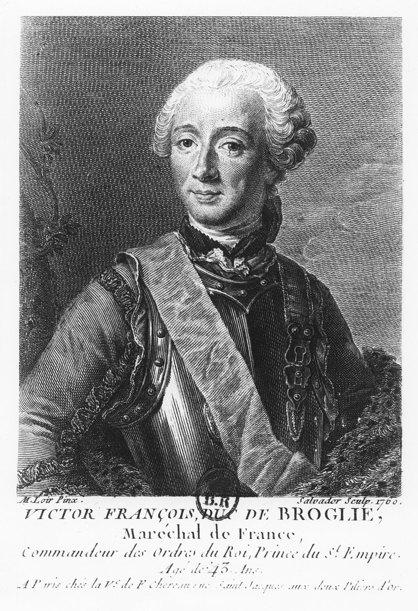 Victor François, Duc de Broglie, marskalk av Frankrike av Mariano Salvador Maella