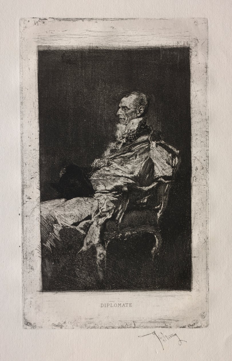 Diplomat av Mariano Fortuny y Marsal