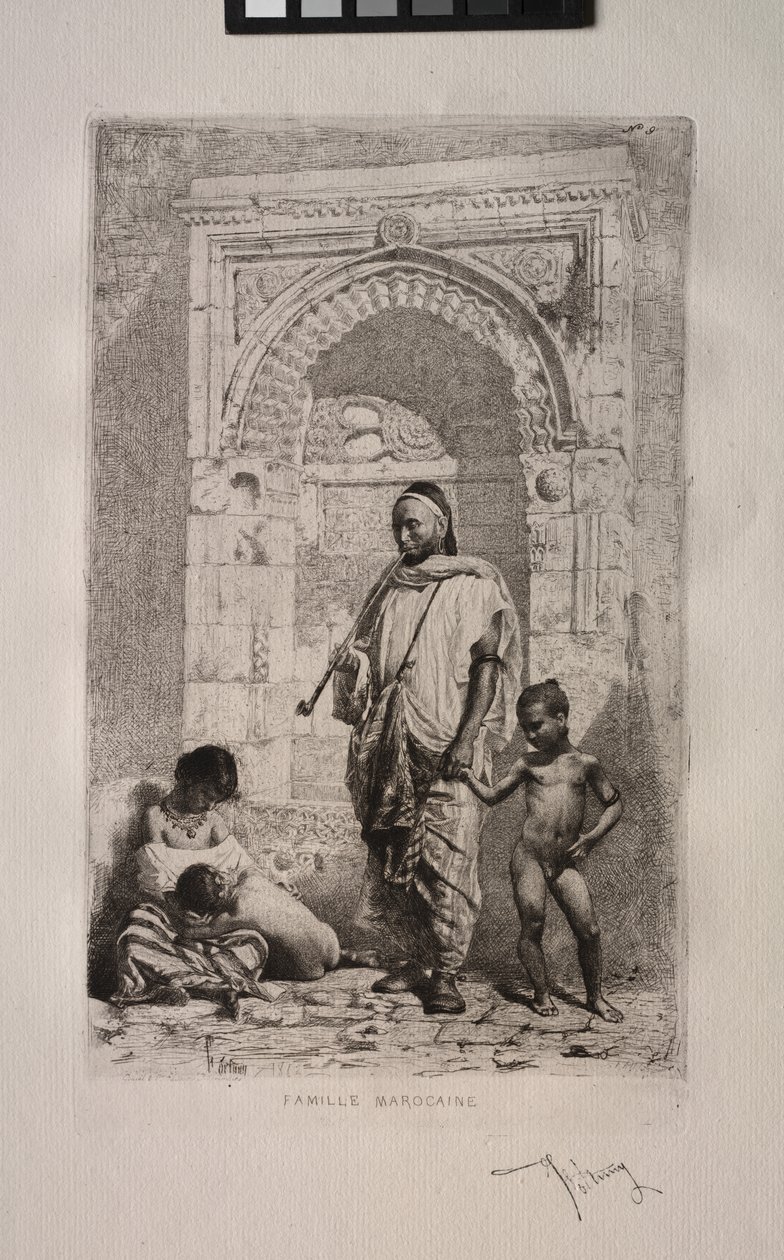 Marokkansk familie av Mariano Fortuny y Marsal