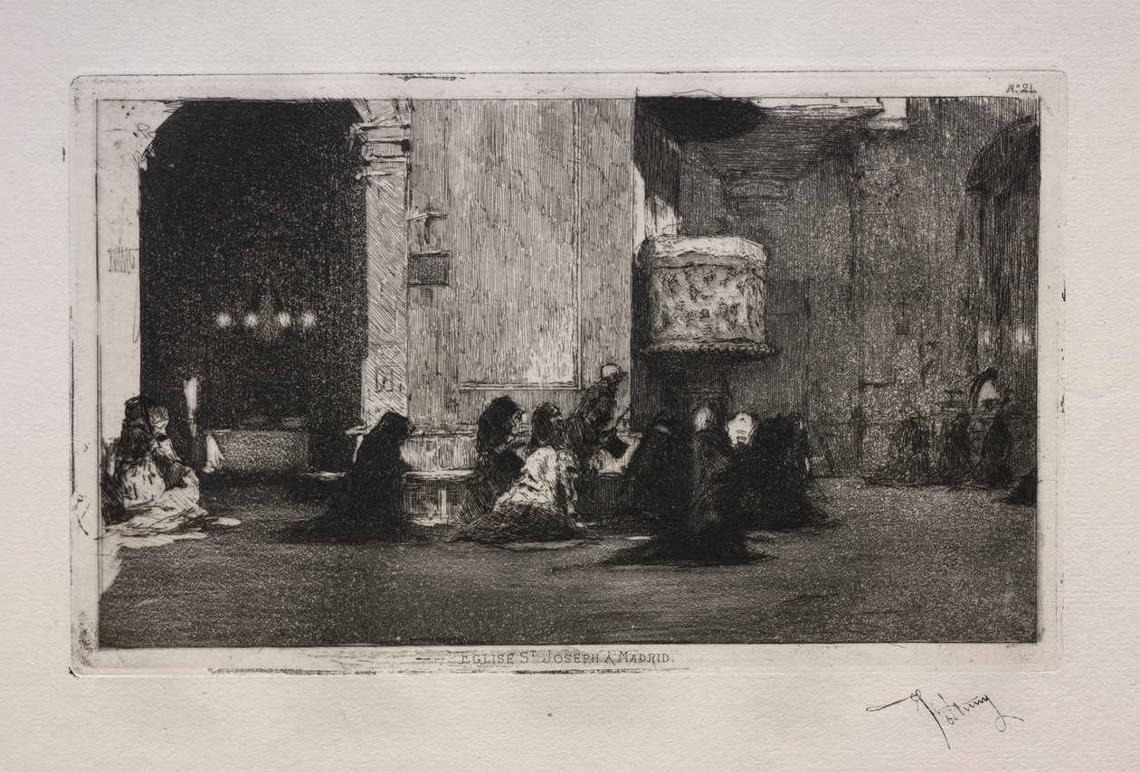 Saint Joseph-kirken, Madrid av Mariano Fortuny y Marsal