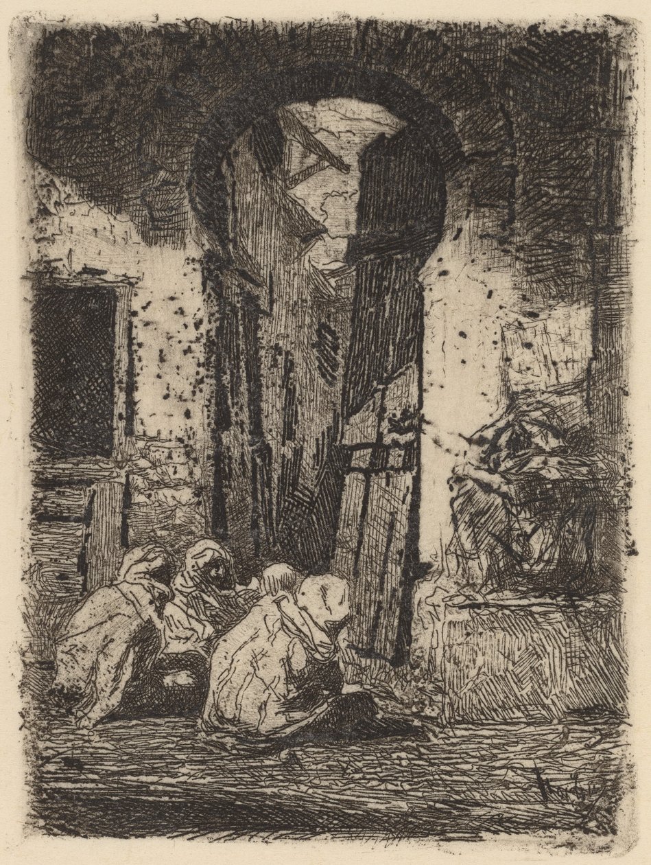 Tanger (sittende arabere) av Marià Fortuny