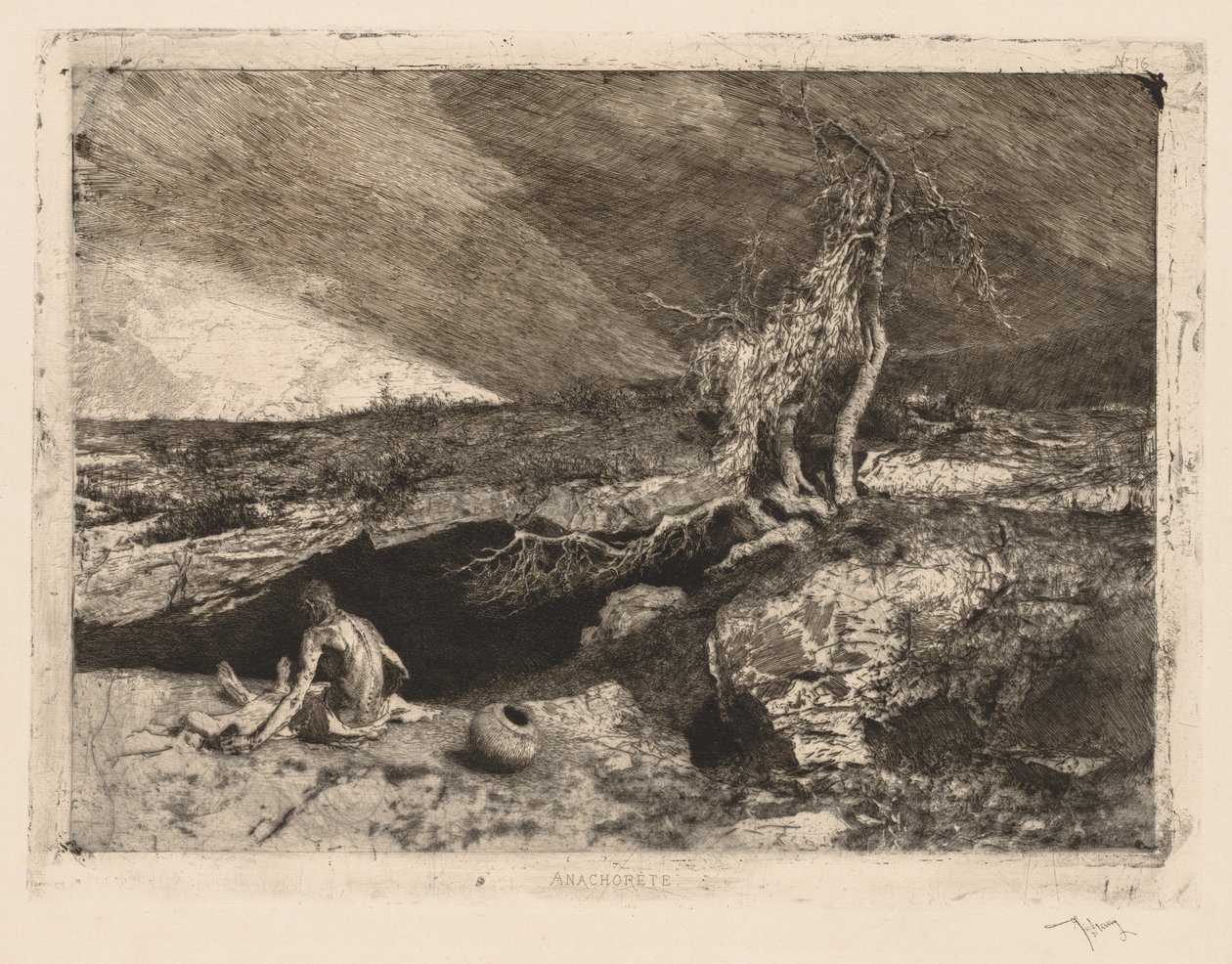 Ankoritt. av Mariano José María Bernardo Fortuny y Carbó