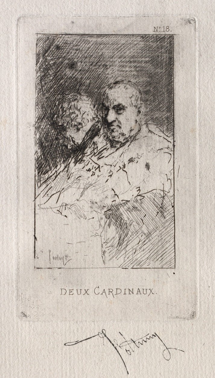 Kardinal Deaux. av Mariano José María Bernardo Fortuny y Carbó