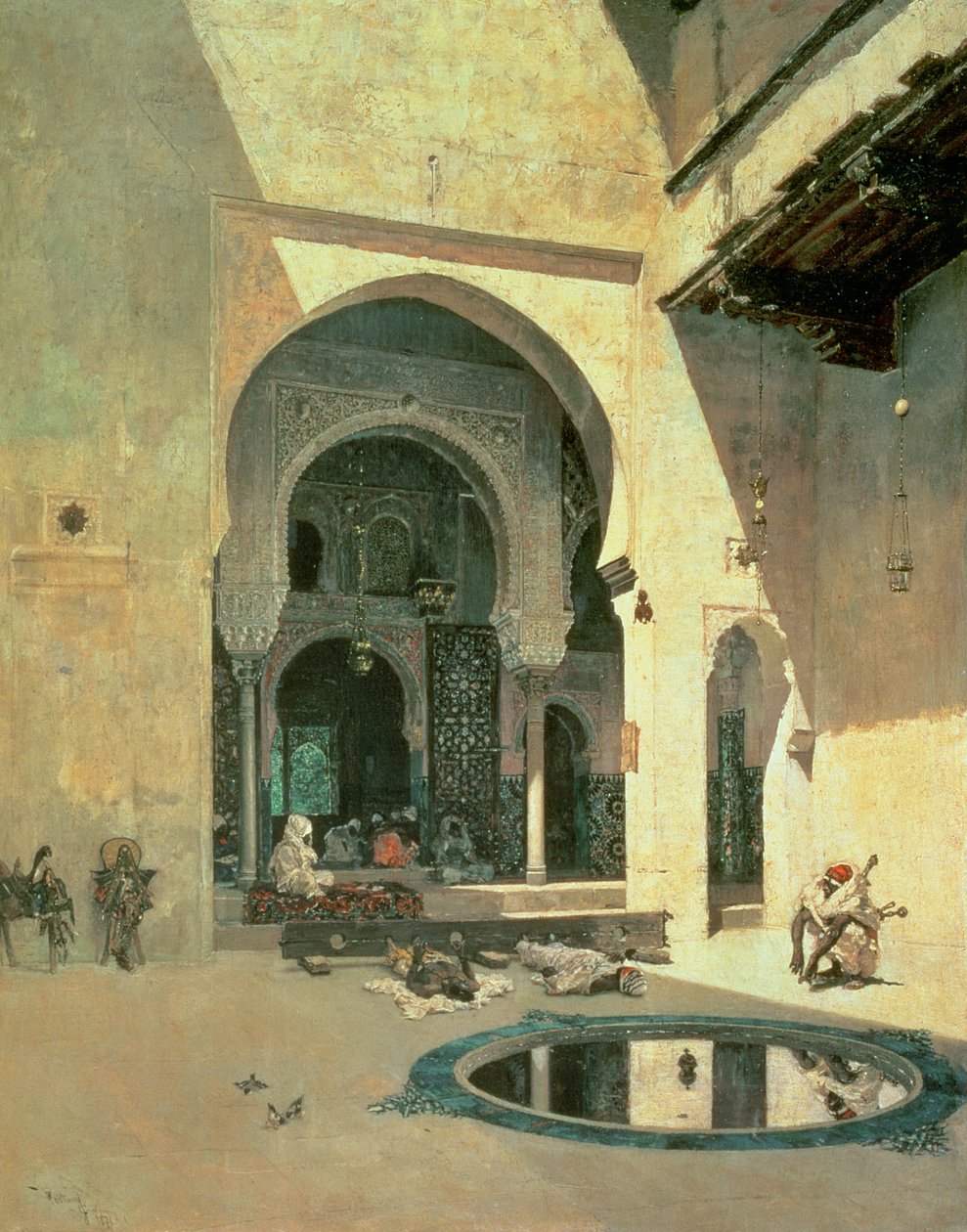 Retten til Alhambra av Mariano José María Bernardo (1838 74) Fortuny y Carbó