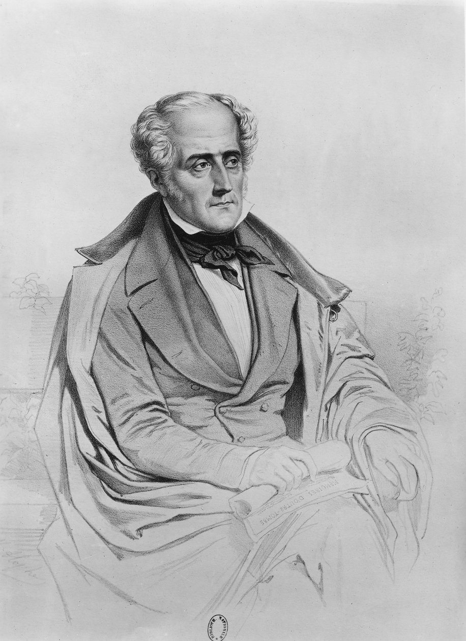 Portrett av Chateaubriand av Marie Alexandre Alophe