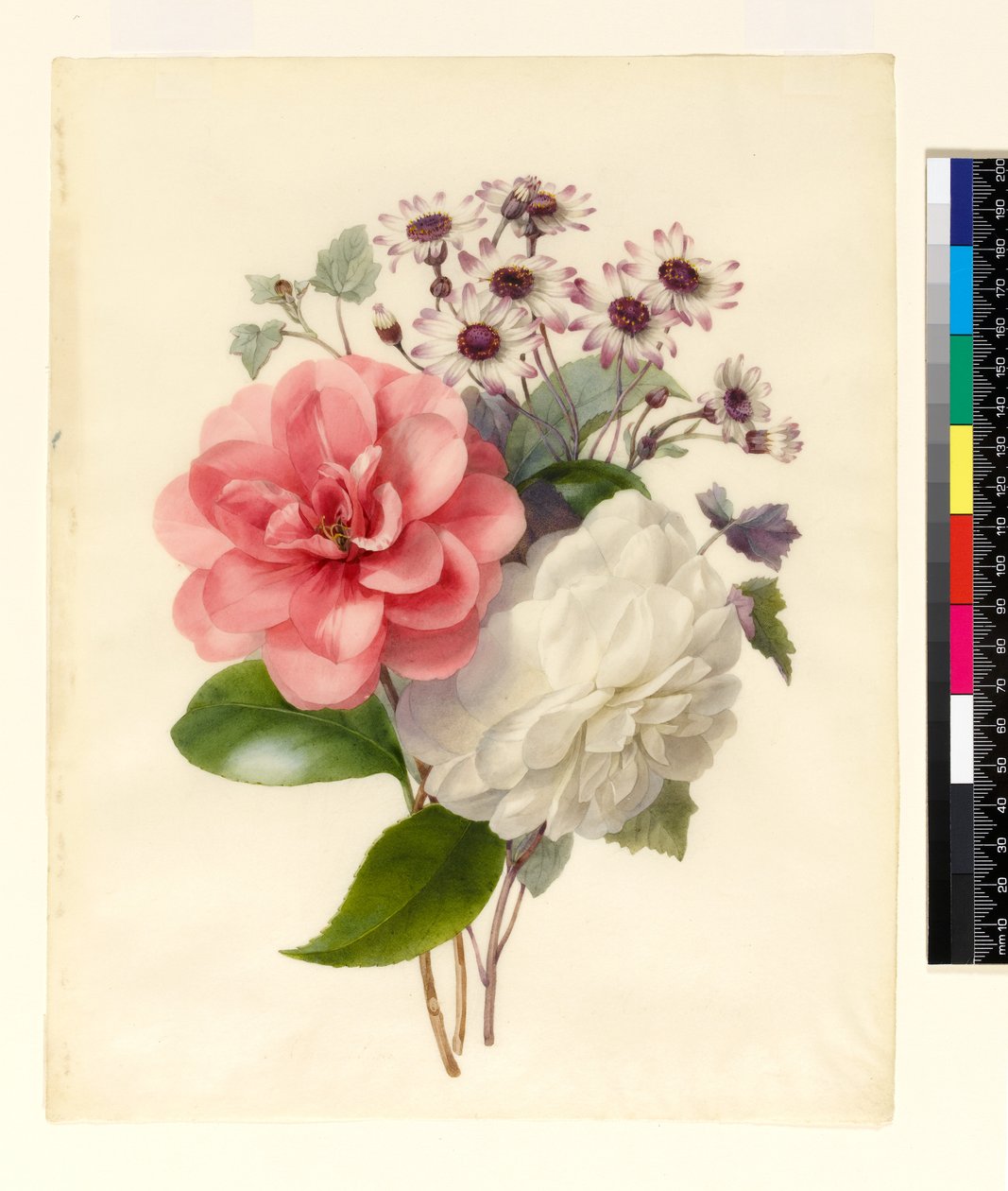 Spray av tre blomster av Marie Anne