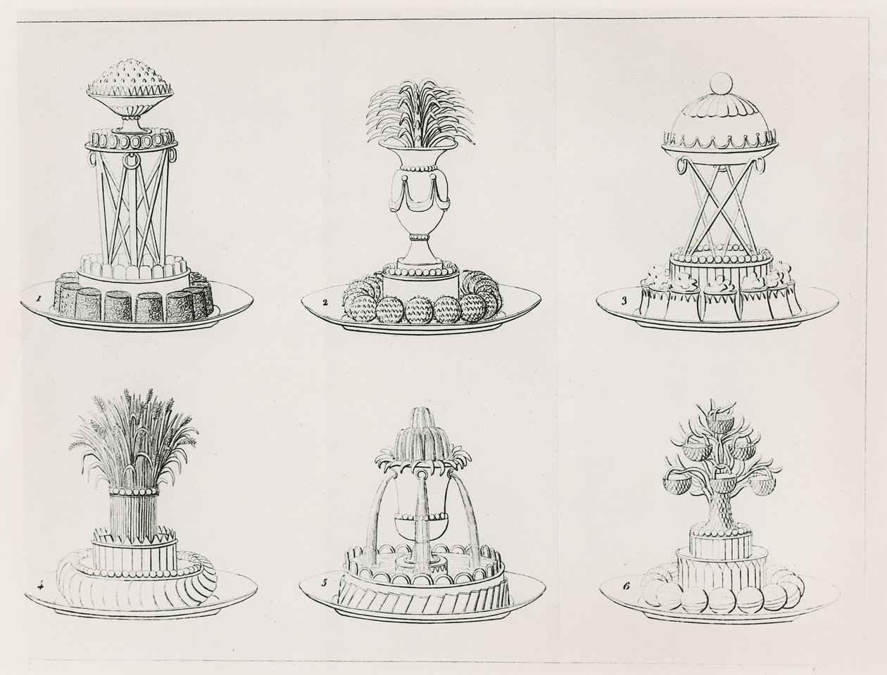 Design av Antoine Careme av Marie Antoine Careme