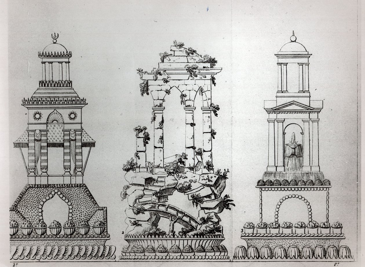 Design for konditordekorasjon fra 