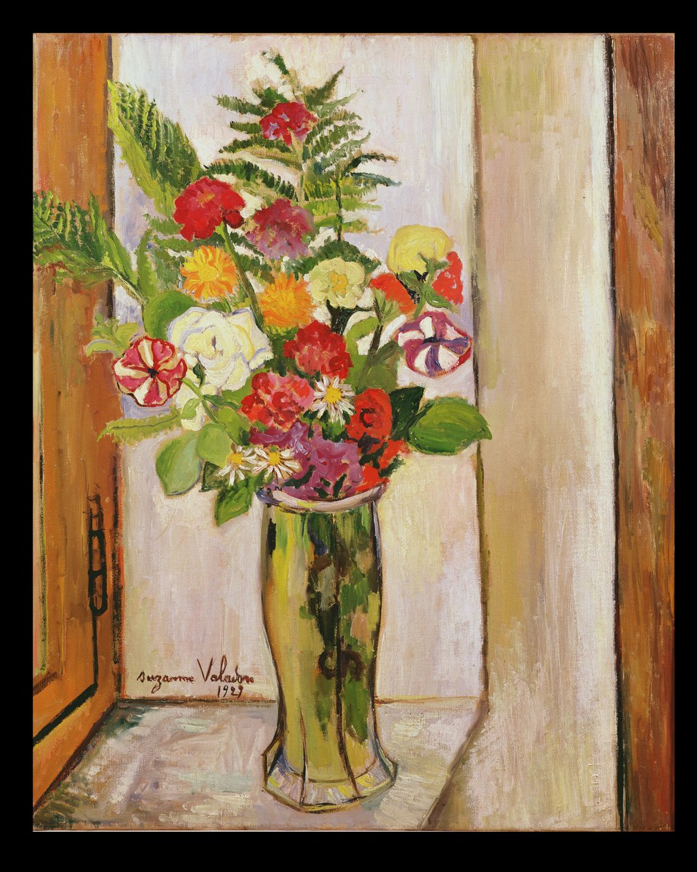 Blomster, 1929 av Marie Clementine (Suzanne) Valadon