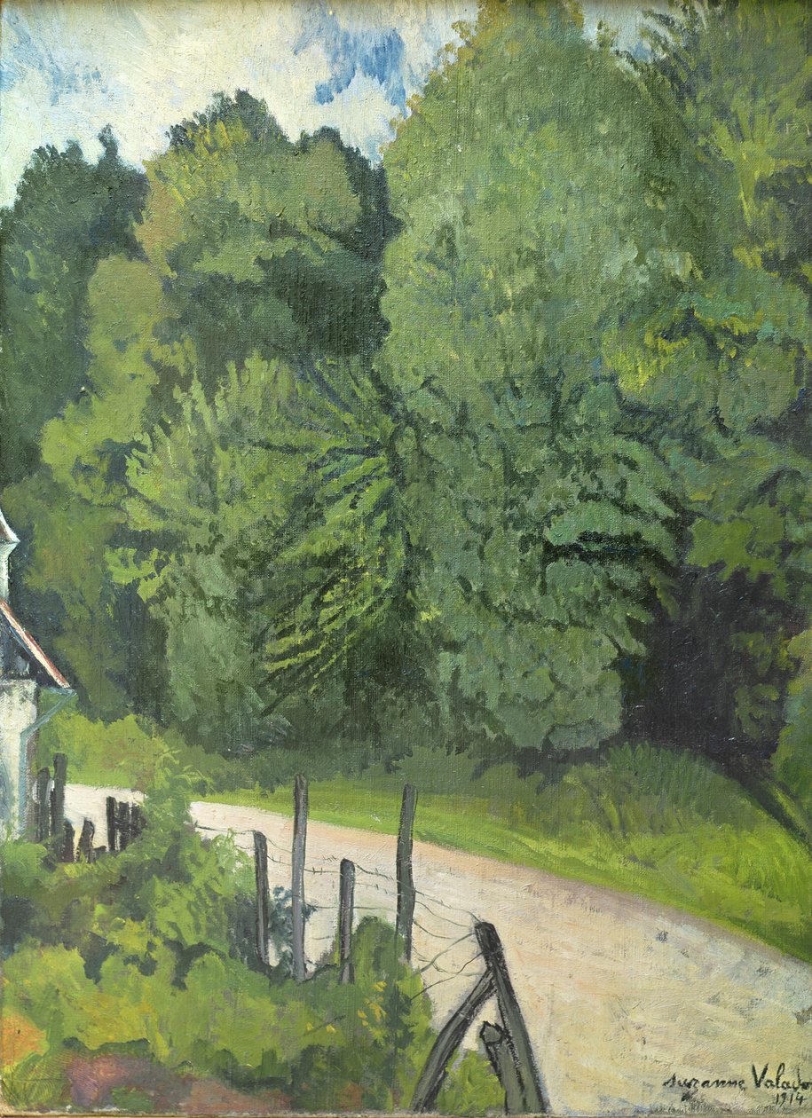 Vei i skogen, 1914 av Marie Clementine (Suzanne) Valadon