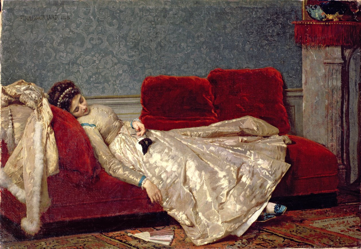 Etter ballen, 1869 av Marie Francois Firmin Girard