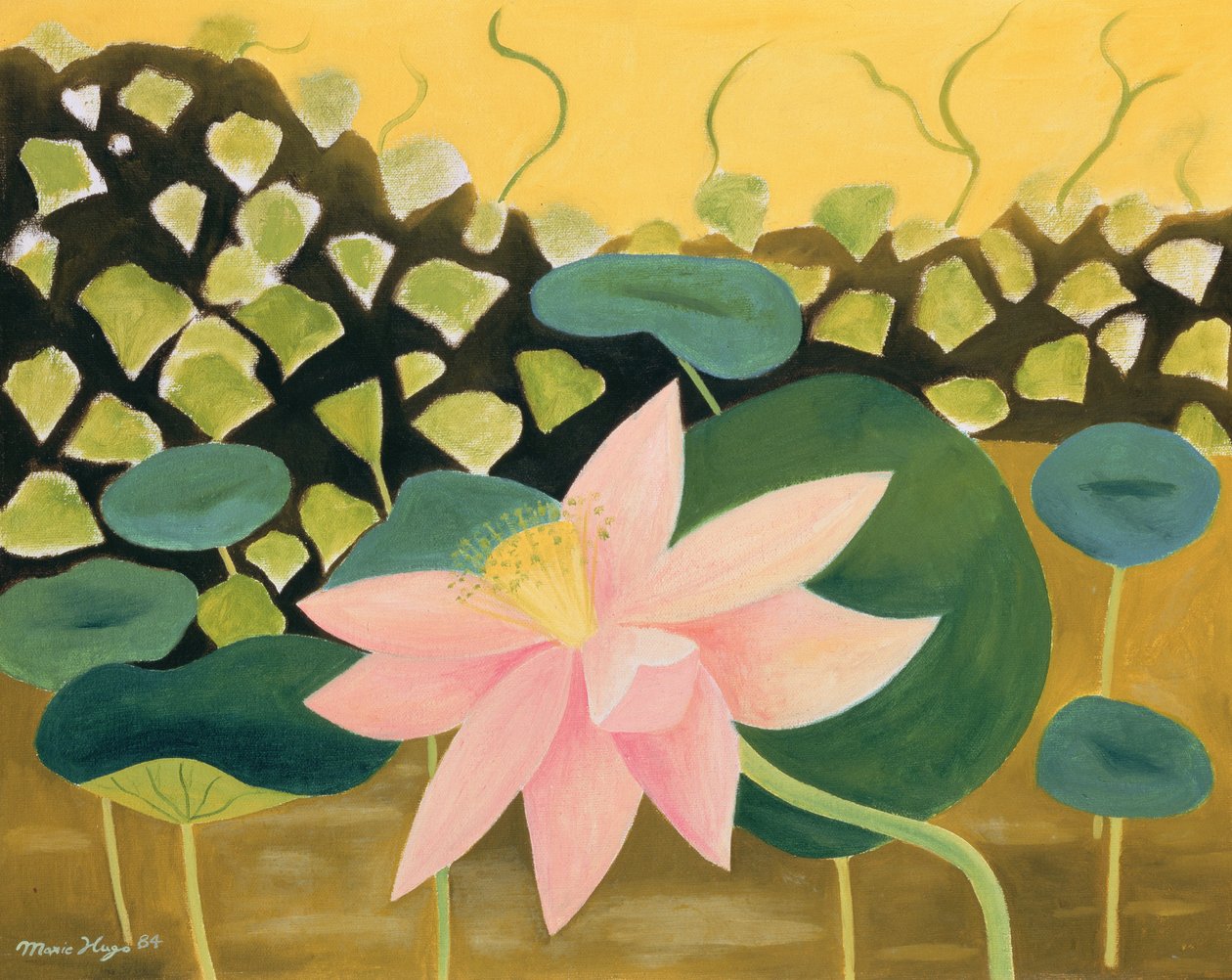 Lotusblomst, 1984 av Marie Hugo