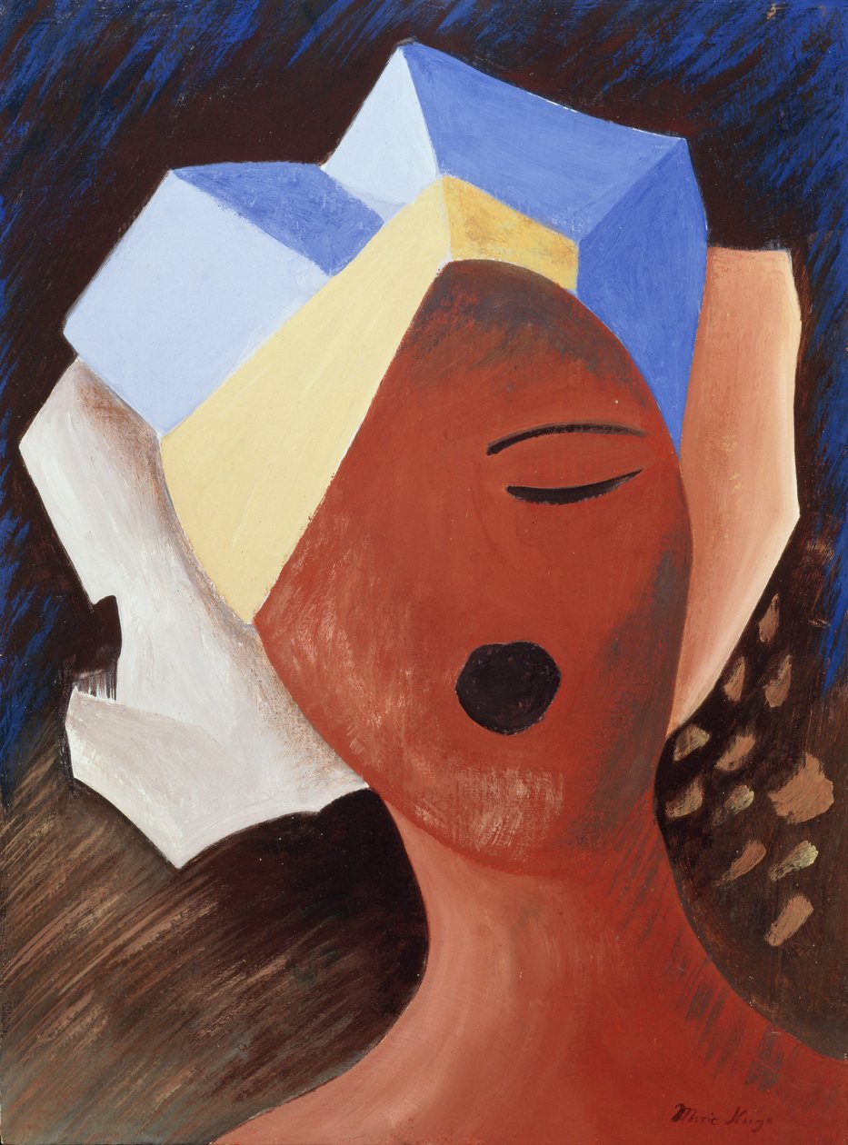 Zoe Chante I, 1993 (tempera på tre) av Marie Hugo
